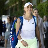Belinda Bencic manque de repères à l'heure d'aborder Wimbledon KEYSTONE/PETER KLAUNZER